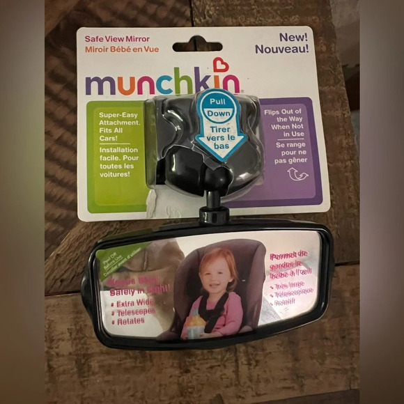 Munchkin Adjustable Backseat Car Mirror New Nwt - Picture 1 of 4